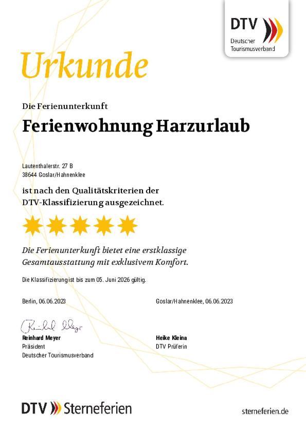 Ferienwohnung Harzurlaub Γκόσλαρ Εξωτερικό φωτογραφία